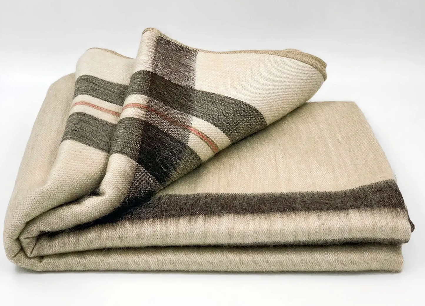 Wool Throw LTS Logo Blanket