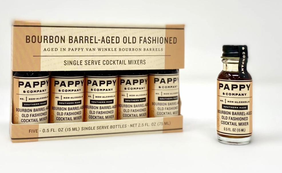 Pappy Van Winkle Bourbon Barrel-Aged Old Fashioned Mix: Single Serve 5-Pack