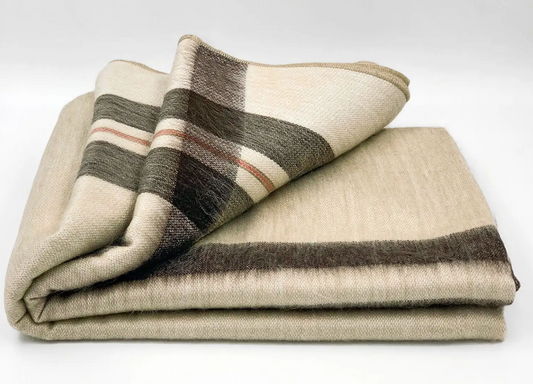 Wool Throw LTS Logo Blanket