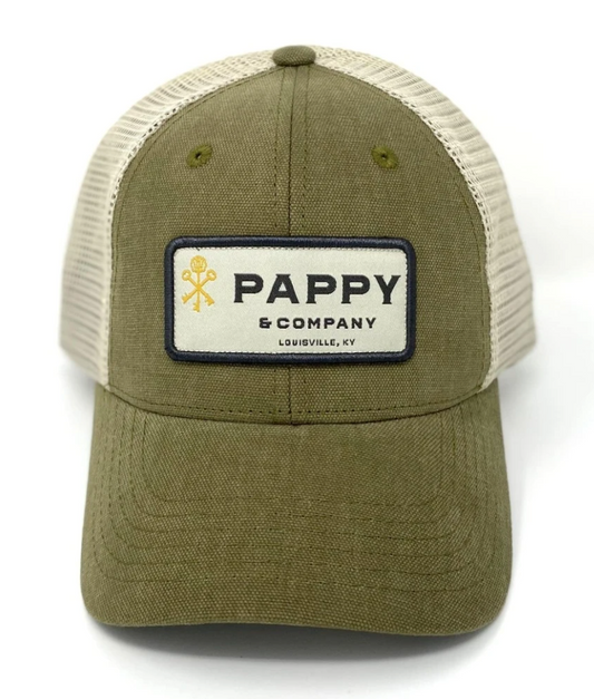 Pappy & Company Trucker Hat in Olive